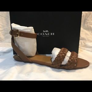 Coach Scarlett Leather Sandals